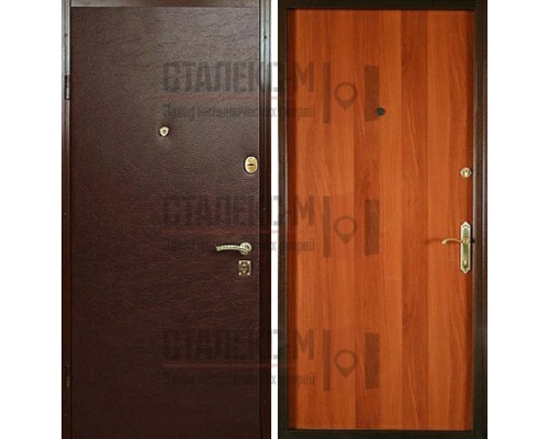 Металлическая дверь Винилискожа - Ламинат -12