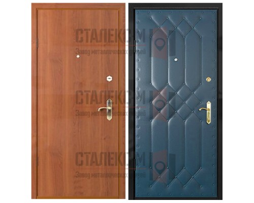 Металлическая дверь Винилискожа - Ламинат -8